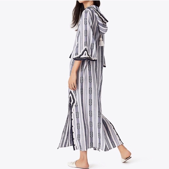 hooded caftan